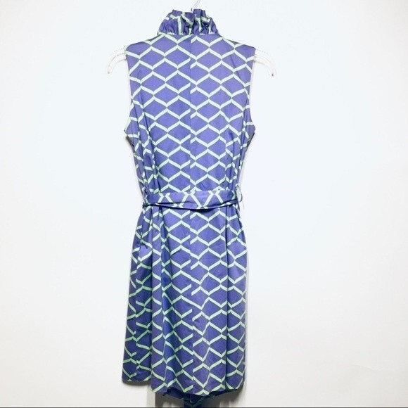 Melly M Riverside Ruffle Printed Wrap Dress 8 NWT - Picture 10 of 13